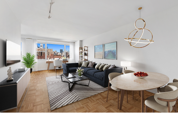 Beautifully staged modern living room
